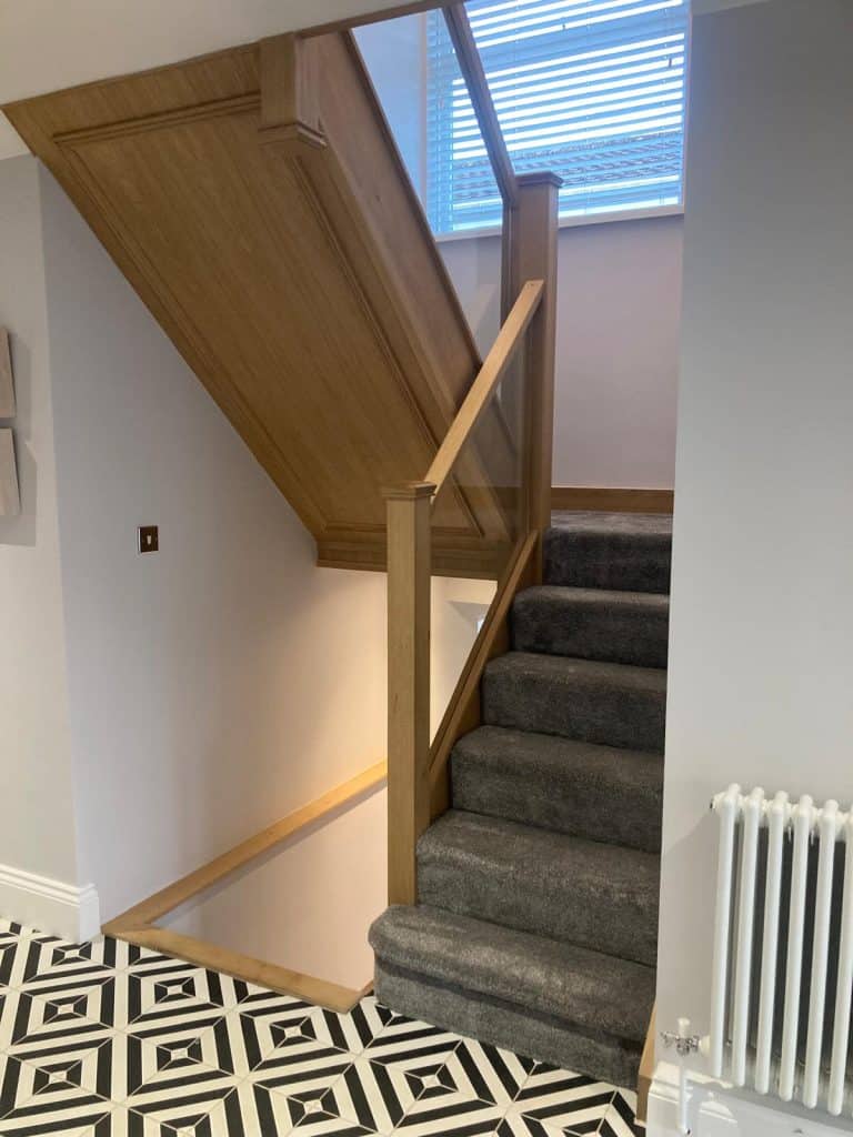 Staircase from the front