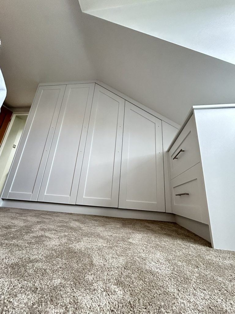 Fitted wardrobe front view