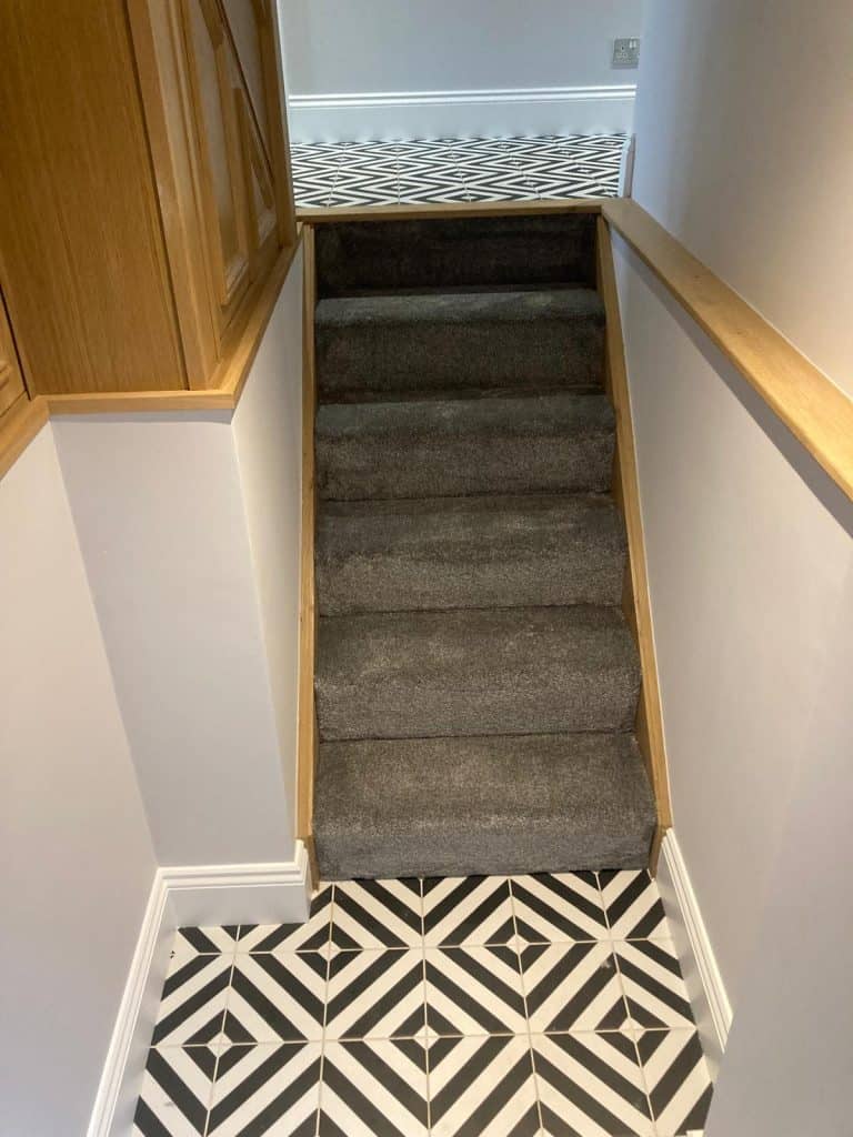 Basement part of staircase